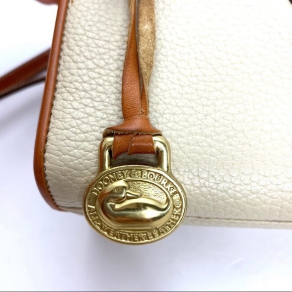 DOONEY & Bourke Vintage Leather Mini Crossbody Bag in Vanilla Cream White - Picture 9 of 13